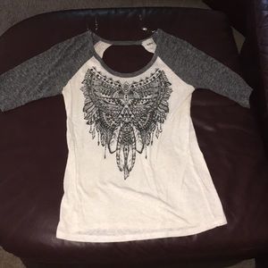 Buckle 1/2 sleeve shirt